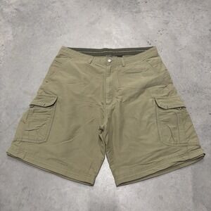REI Men's Outdoor‎ Cargo Shorts 36x9 Tan Camping Hiking